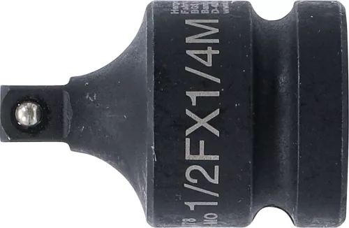 BGS levegős dugókulcs adapter 12,5 mm (1/2") - 6,3 mm (1/4")