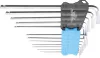 BGS derékszögű kulcskészlet extra hosszú coll belső hatszögletű és gömbfejes 0,05"-3/8" 13db