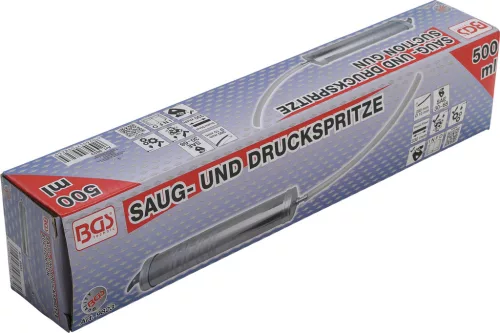 BGS szívó- és nyomófecskendő 500 ml