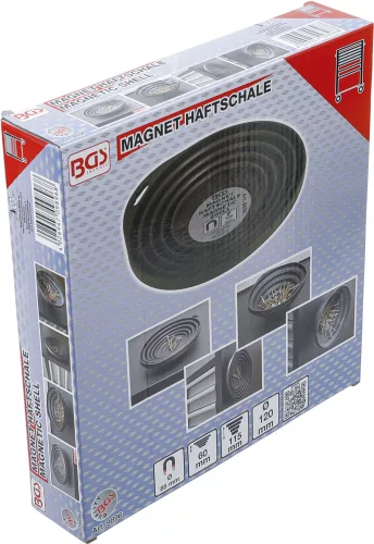 BGS mágneses tálca összehajtható Ø 120 / 220 mm