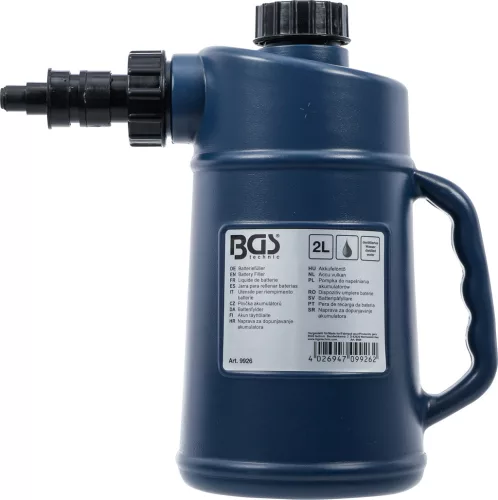 BGS akkumulátorfolyadék feltöltő kanna 2 liter