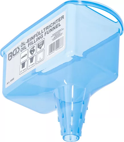 BGS olajbetöltő tölcsér 850 ml tartály