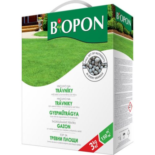Biopon növénytáp Gyep gran. 3kg
