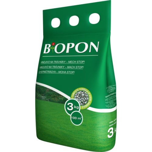 Biopon növénytáp Gyep Mohás gran. 3kg
