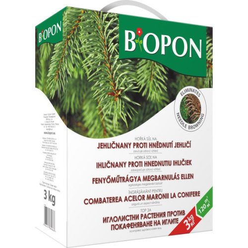 Biopon növénytáp Fenyőtáp megbarnulás ellen gran. 3kg