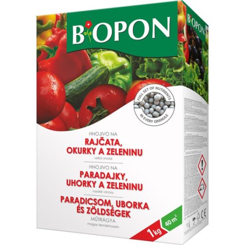 Biopon növénytáp Paradicsom, Uborka és Zöldség gran. 1kg
