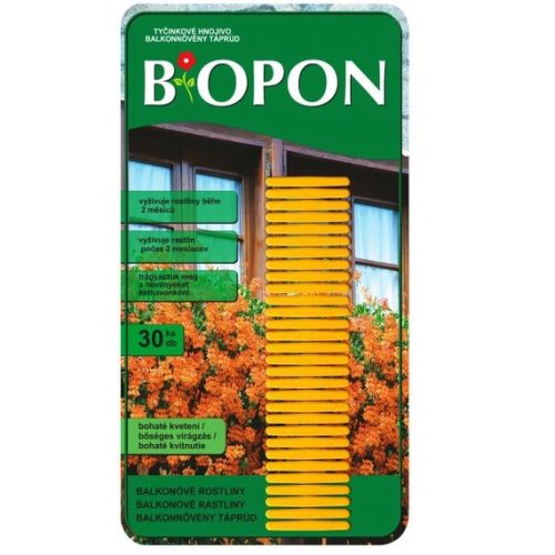Biopon Táprúd Balkon növény 30db-os bliszter
