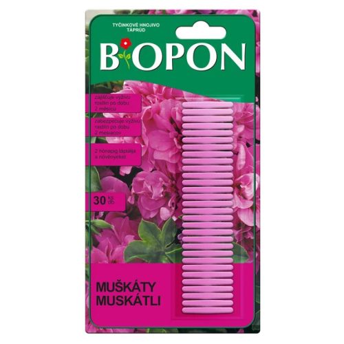 Biopon Táprúd Muskátli 30db-os bliszter