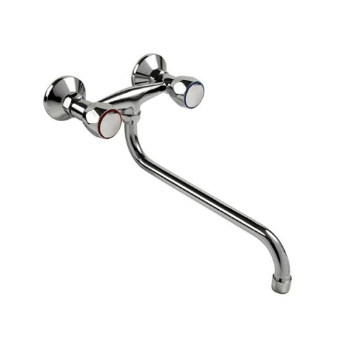 Balletto csaptelep, falra szerelhető, kerámia betét, 25 cm
