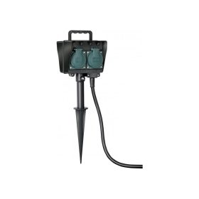 Brennenstuhl kerti leszúrható elosztó négyes, 10 m, IP44