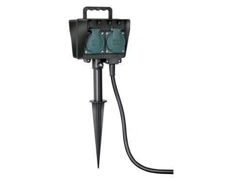 Brennenstuhl kerti leszúrható elosztó négyes, 10 m, IP44