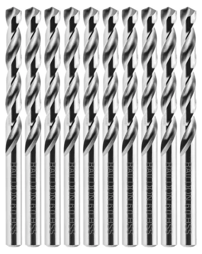 Baildon fém fúrószár 6 mm, HSS (S), 93-57 mm, 10 db