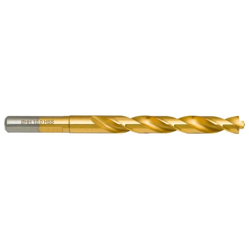 Baildon fém fúrószár 3 ágú 10 mm, HSS TiN (S), 133-87 mm