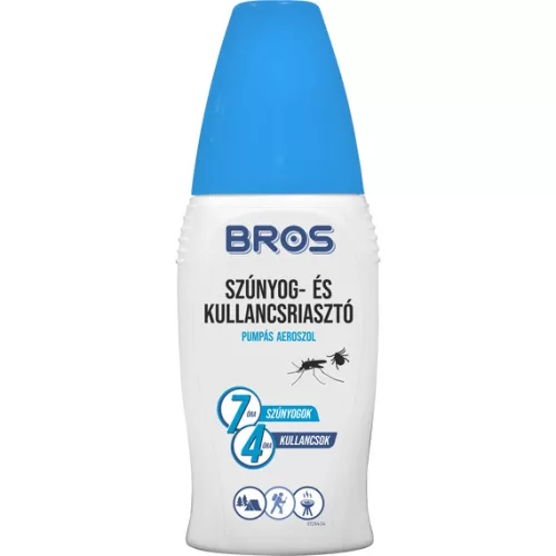 Bros Plus szúnyog és kullancs riasztó pumpás 50ml