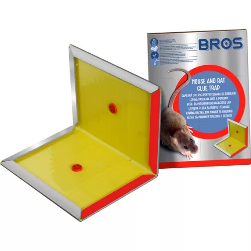Bros Egérfogó ragasztós lap mogyoró aromával