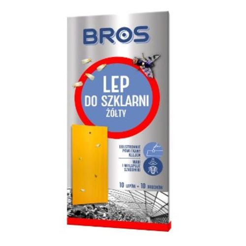 Bros Rovarfogó sárga lap 10db-os 24x10cm