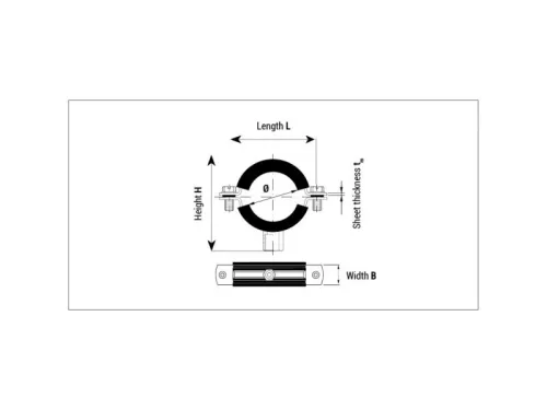 Gumis bilincs (2 db/cs) EDR M10 x 100 + (2 db/cs) FX12 + (2 db/cs) RI O 110 mm