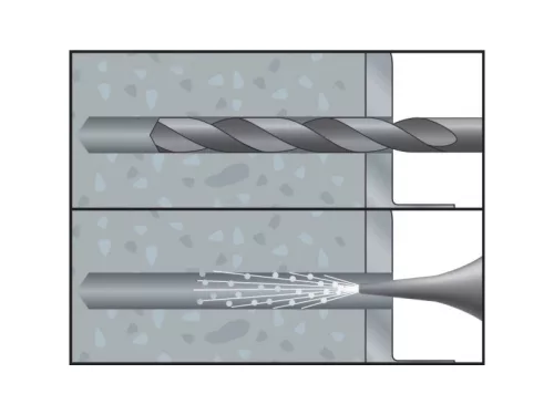 Műanyag dübel MFR 10-100 SB SSKS (4 db/cs)