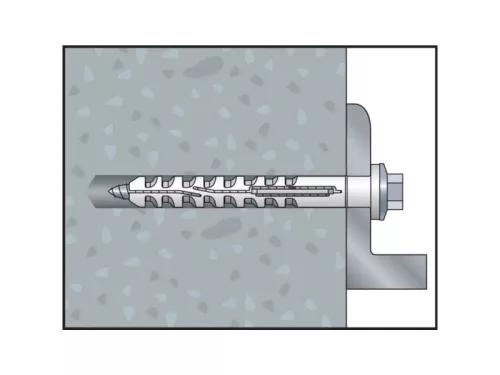 Műanyag dübel MFR 10-100 SB SSKS (4 db/cs)