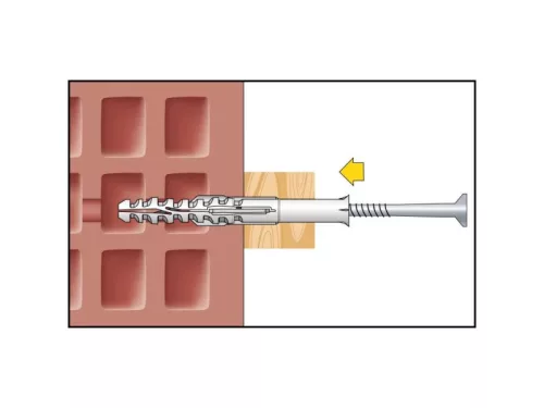 Műanyag dübel MFR 10-100 SB SSKS (4 db/cs)