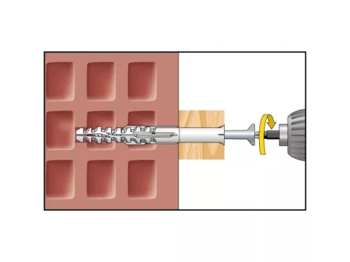 Műanyag dübel MFR 10-100 SB SSKS (4 db/cs)