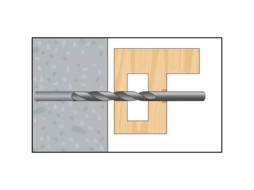 Fém tokrögzítő dübel MR 10-112 (6 db/cs)