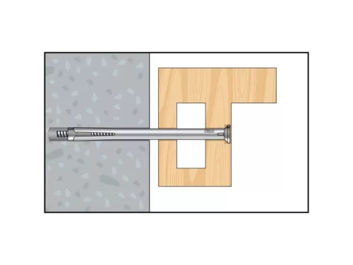 Fém Tokrögzítő dübel MR 10-132 (6 db/cs)