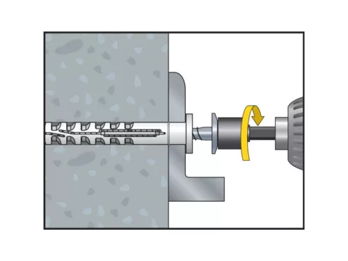 Műanyag dübel MFR 10-160 SB SSKS (4 db/cs)