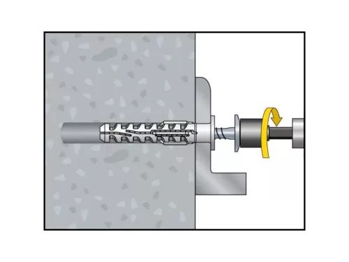 Műanyag dübel MFR 10-60 FB SSKS (4 db/cs)