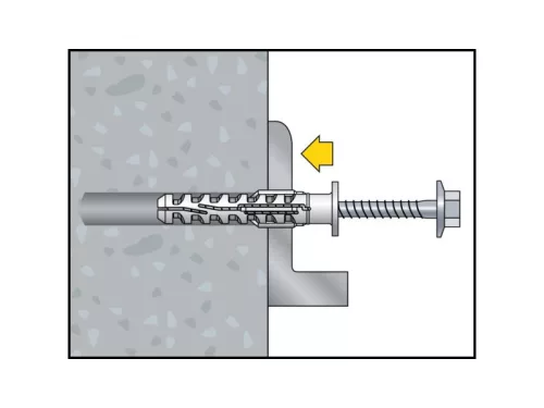 Műanyag dübel MFR 10-60 SB TX (4 db/cs)