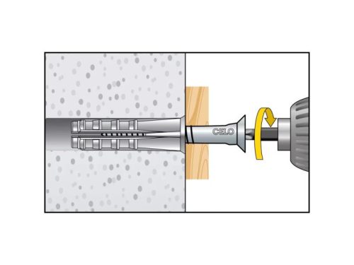 Ytong vagy gázbeton dübel 10 GB (4 db/cs)