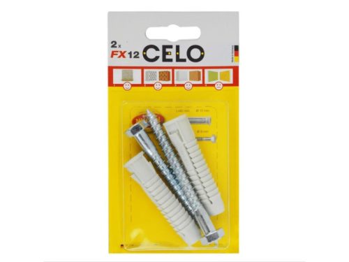 Univerzális nylon dübel + 8 x 80 hatlapfejű csavar FX 12 (2 db/cs)