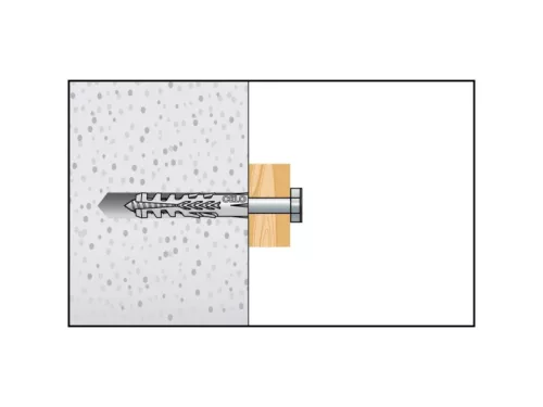 Szárnyas dübel F 12+SKS 8x80 (5 db/cs)