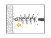 Szigetelőanyag dübel 4,5 x 40 csavarral IPL 60 (4 db/cs)
