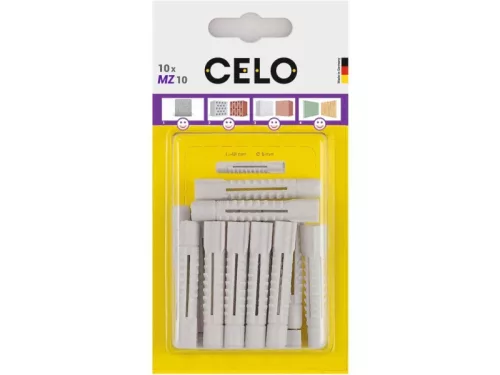 Univerzális műanyag dübel 6 x 40 MZ (10 db/cs)