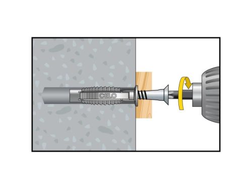 Univerzális tipli M6+4,5*45 FACSAVAR (15 db/cs)