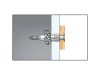 Univerzális galléros műanyag dübel 6 x 30 + 4,5 x 40 facsavar MZK (20 db/cs)