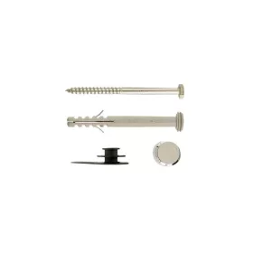 Nylon dübel, (2 db/cs) M5 x 70 dupla menetes csavar FX O 8 , (2 db/cs) nylon védő alátét, (2