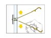 Nagy teherbírású T elem gipszkartonhoz + M8 x 60 metrikus csavar BTL (2 db/cs)