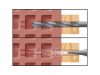 Celo süllyesztett gallérú dübel hatlapfejű integrált alátétes csavarral 8 x 120 mm MFR SB (4 db/c