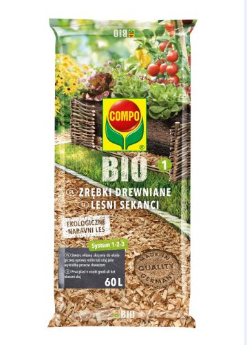 Compo Bio faforgács 60 L