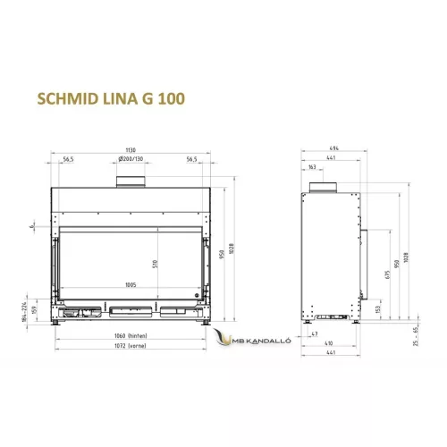 Schmid gázkandalló lina g 100