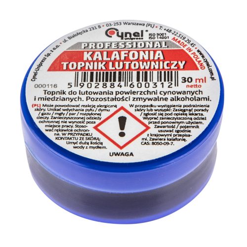 Cynel forrasztógyanta, 30 ml