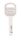 Defort lakat 50 mm réz 4 kulccsal