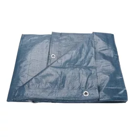 Extol Craft takaróponyva, vízálló, 100g/nm, 2×7m PE, lefűző lyukakkal