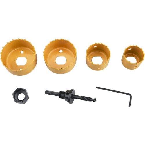 Extol Craft körkivágó készlet 32-54mm, HSS/Bi-metal, 4 részes