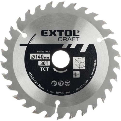 Extol Craft körfűrészlap, keményfémlapkás, 250×30x3,1 mm, T60