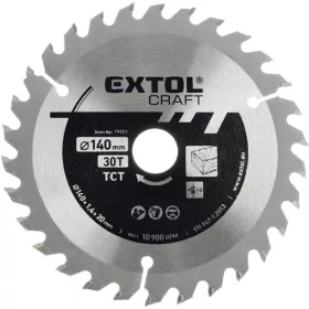 Extol Craft körfűrészlap, keményfémlapkás, 400×30x3,8 mm, T60
