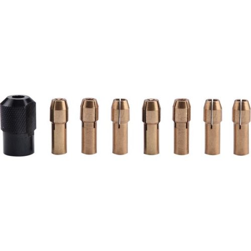 Extol Craft befogó tokmány készlet, 8 db, befogás: 1-1,6-2-2,3-3-2x3,2 mm, M8×0,75 mm