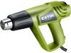 Extol Craft hőlégfúvó, két fokozat, 1000W/2000W, 350/550°C, 300/500 L/perc, kofferben, tartozékok